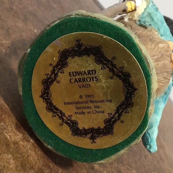 1993 Victorian Easter Bunny Edward Carrots - Picture 6 of 8